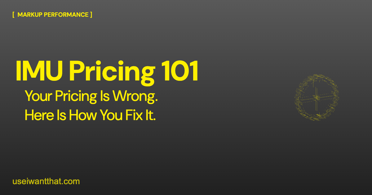 Markup Performance and the five key allowances of retail pricing